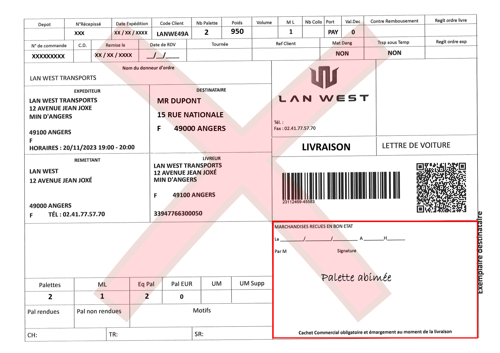 La réserve émargé est imprécise, car elle ne répond pas aux 3 questions : Quoi, Combien, à quel degré d'importance?